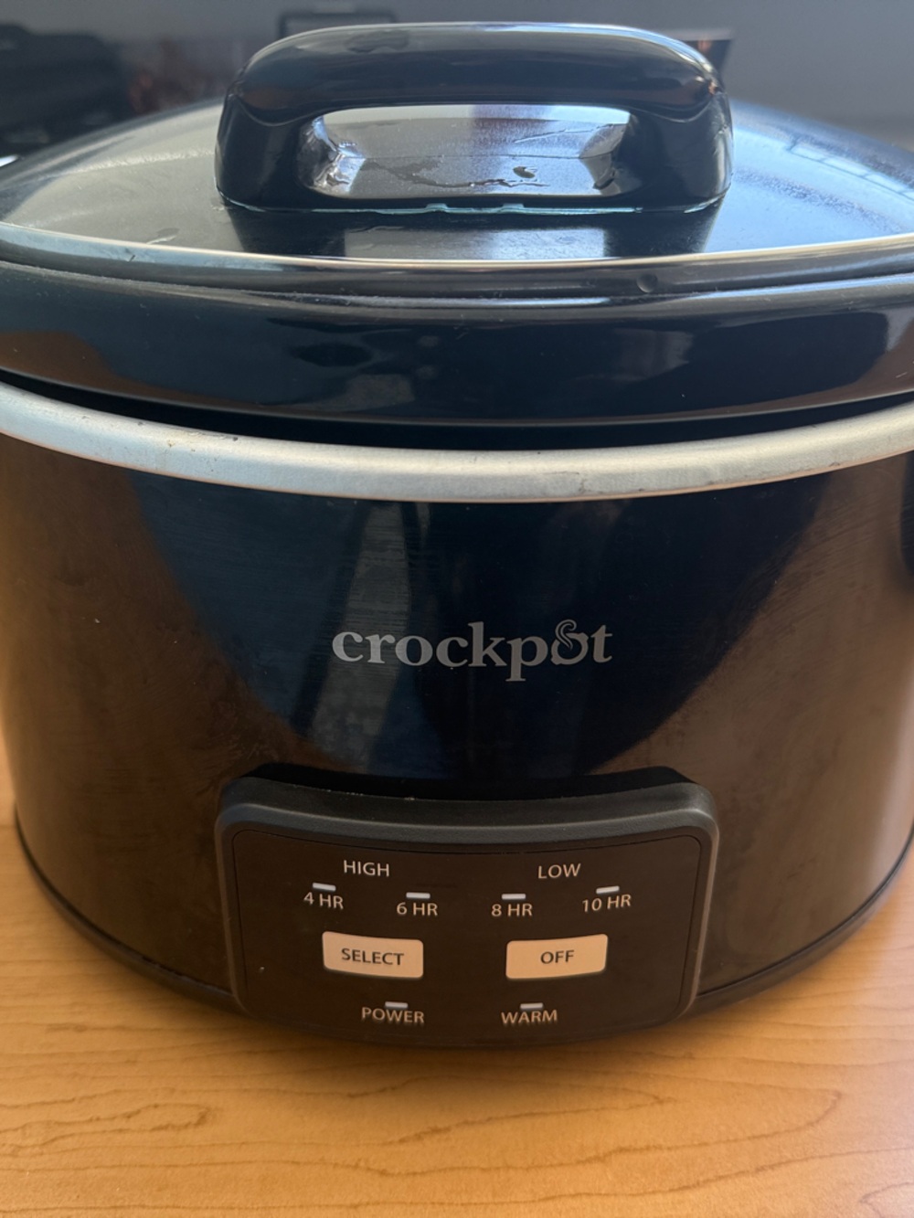 Crock-Pot Black Slow Cooker with Programmable Timers
